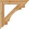 Ekena Millwork Merced Traditional Rough Sawn Bracket, Western Red Cedar, 6"W x 42"D x 42"H BKT06X42X42MRC01RWR - alternate 3
